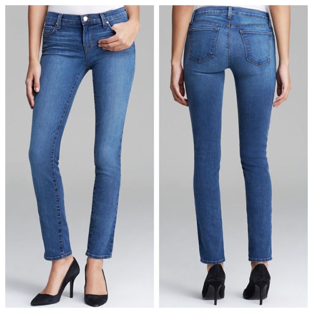 J Brand Skinny Leg style Mid-Rise Stretch Jeans New Dawn 26‎